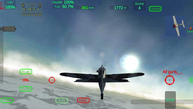 Gunship Sequel WW2 : Bf-109 G10 vs Lavochkin La-7 Instant Dogfight. смотреть онлайн