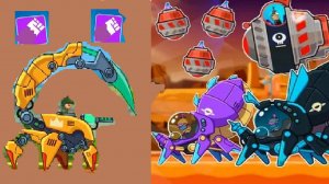 Танк СКОРПИОН с бустером ТЯЖЁЛЫЕ КУЛАКИ против всех танков на карте БИТВА НА ТИТАНЕ / Hills of Steel