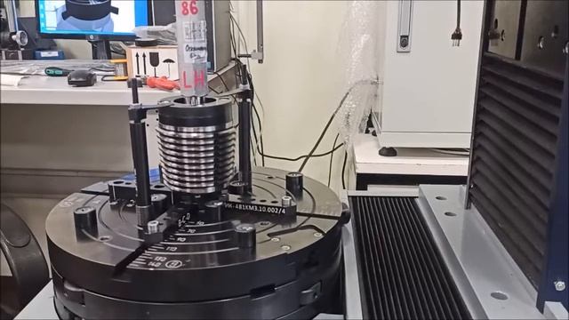 НИИК 481КМ3. Тест процесса измерения калибра-пробки измерительным наконечником со сферическим КЭ смотреть онлайн