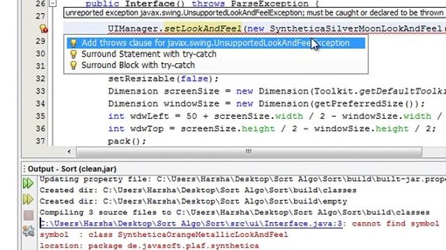 How to set Synthetica theme to a Java Swing Application смотреть онлайн