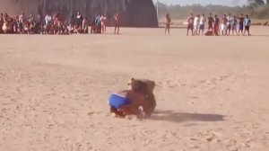 Дикие племена  Амазонки,  женский бойцовский турнир , племя Калапало