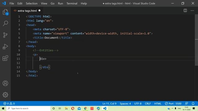 HTML Tutorial in Hindi [Part 36 ] - How to Use HTML Entities to Add Special Characters to Web Pages смотреть онлайн