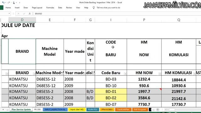 Tahapan Sederhana Membuat Jadwal Perawatan Harian dan Bulanan pada Alat Berat dan Alat pendukung смотреть онлайн