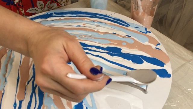 ФЛЮИД АРТ подробно ДЛЯ НОВИЧКОВ все этапы / Рисую жидким акрилом МАСТЕР-КЛАСС