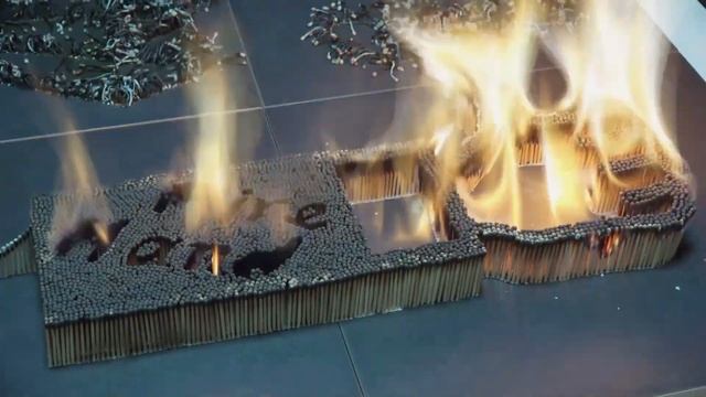4 Amazing Match Chain Reaction Fire Domino Effect смотреть онлайн