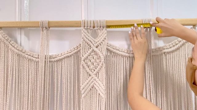 Macrame Wedding Backdrop Part 1 | Extra Large Wall Hanging 03 | Macrame Backdrop | Macrame Tutorial смотреть онлайн