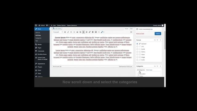 How to Creating a New Post In WordPress смотреть онлайн