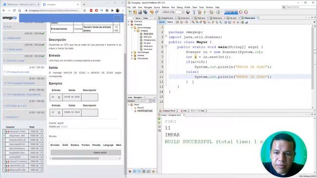 ✅ Como Solucionar problemas básicos de Introducción a Java en OmegaUp смотреть онлайн