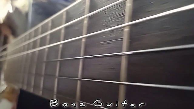 Yamaha C40 - Custom nut bone - setup @bonzguitar смотреть онлайн