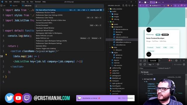 Renderizando & Tipando DATA desde un JSON Utilizando React JS con TypeScript en Proyecto desde 0 ? смотреть онлайн