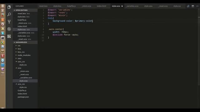 Learn All About Mixin Scss + Sass + Less + Gulp Part 3 (Beginner) смотреть онлайн
