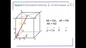 Разложение вектора по трем некомпланарным векторам