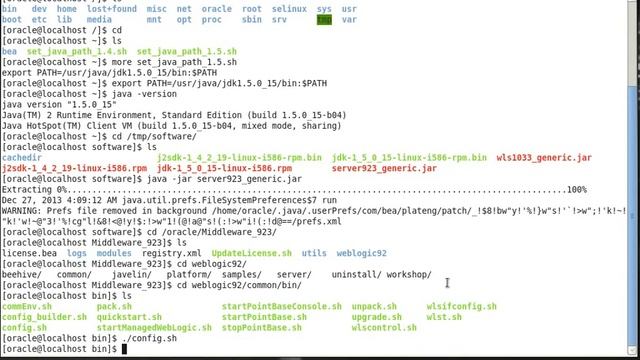 Install and set up a domain Weblogic Server 9.2.3. смотреть онлайн