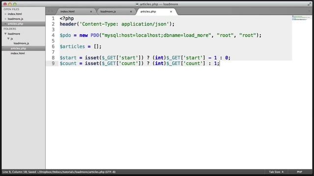 jQuery Load More Plugin: Backend (Part 2/4) смотреть онлайн