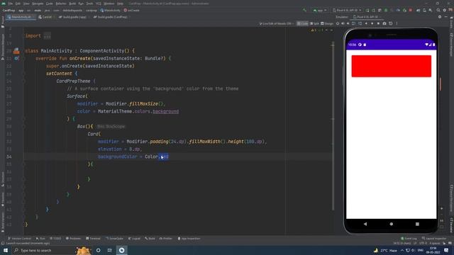 Android Jetpack Compose Master Course Card View(Part 16) смотреть онлайн