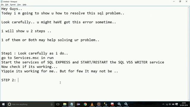 Cannot Connect to SQL SERVER - Network related Error or Instance specific Error смотреть онлайн
