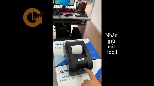 Hướng dẫn lắp giấy và test máy xprinter 58IIH, T58K, T58U... смотреть онлайн