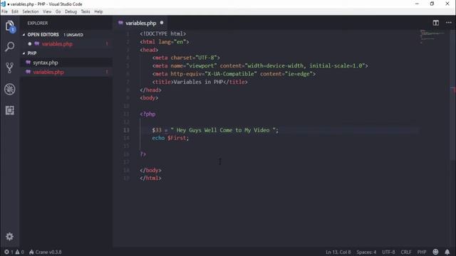 Php Programming Tutorial For Beginners 03 of 30 смотреть онлайн