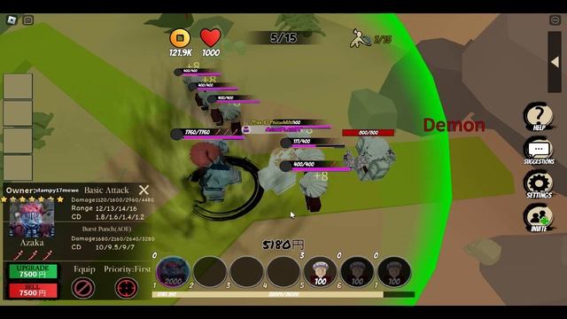 NEW 7 STAR AKAZA EVOLVED SHOWCASE !! | Demon Slayer Tower Defense Simulator ROBLOX смотреть онлайн