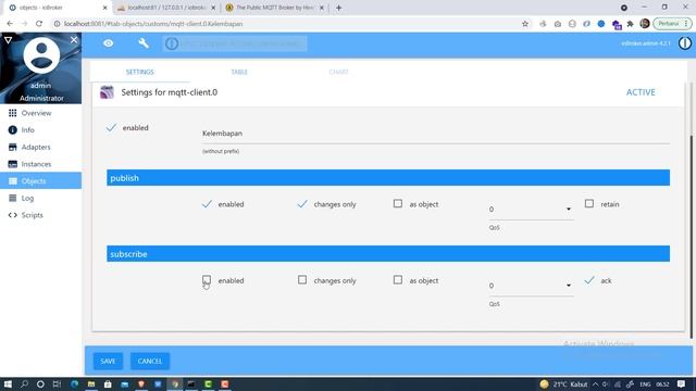 MQTT Client - IoBroker - MySQL смотреть онлайн