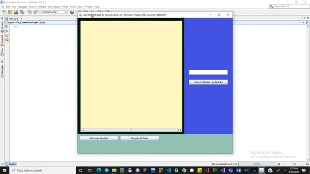 Linked List GUI in Java | Class Fellows Summer Project | Just For Help | 2020 смотреть онлайн