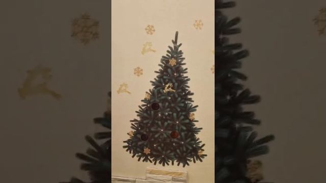 Наклейка интерьерная «Ёлка классическая» 87*55 см (2485) смотреть онлайн