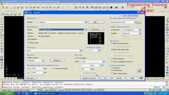 how to Print plan autocad in windows all autocad 2006 to 2018 смотреть онлайн