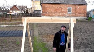 Детская деревянная качеля своими руками