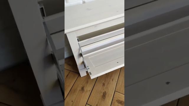 Тумба для обуви в прихожую закрытая 01 Рауна (белый воск) смотреть онлайн