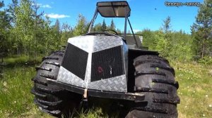 Обзор на вездеход ( каракат ) "ЗВЕРЬ ПРО" и движение по БЕЗДОРОЖЬЮ.Что сделано за два месяца.