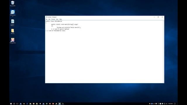 Creating a Java Program using a Text Editor and the Command Prompt смотреть онлайн
