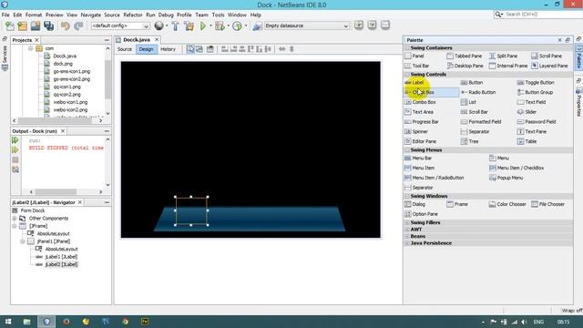 Java Swing - Dock смотреть онлайн