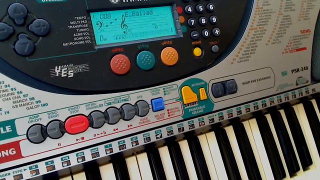 YAMAHA PSR 240 (sound and styles demonstration) HiQ sound смотреть онлайн