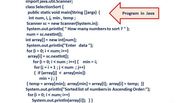 Selection Sort Java Programming Lesson 42 смотреть онлайн