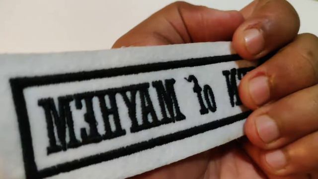 Men of Mayhem Embroidery Patch смотреть онлайн
