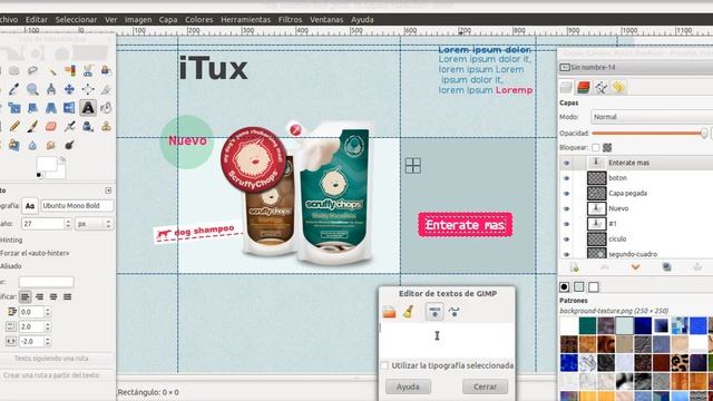 Diseño de mockup / wireframe con Gimp смотреть онлайн