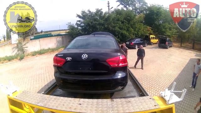 Выгрузка автомобилей из контейнера. Эвакуатор Донецк смотреть онлайн