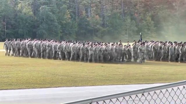 Fort Jackson SC, Family Day Ceremony Basic Training Army 11/2/2022 смотреть онлайн