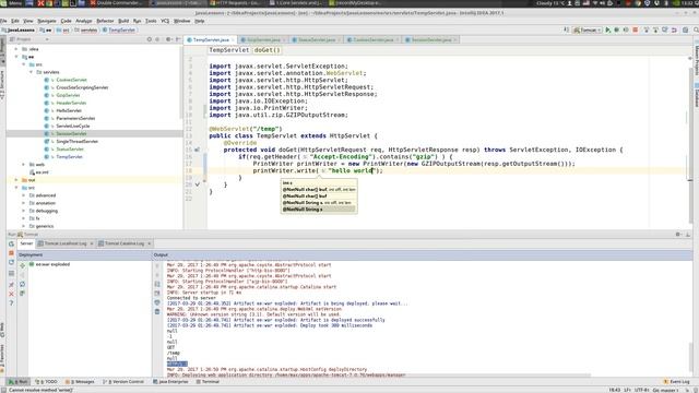 Java EE 11: Servlets 11: Gzip смотреть онлайн