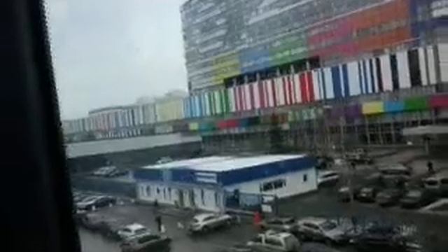 Москва.Поездка на Монорельсовой дороге от ВДНХ до Тимирязевской.. смотреть онлайн