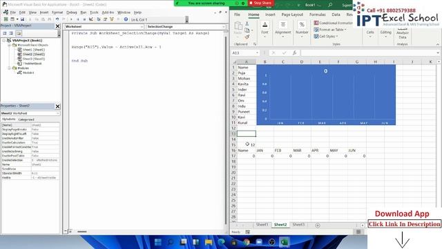 VBA Macros Tutorials : - Event Macros Classes