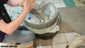 Ремонт стиральной машине Samsung sensor compact S803J, замена подшипников.  WF0690NRW WF0692NRY