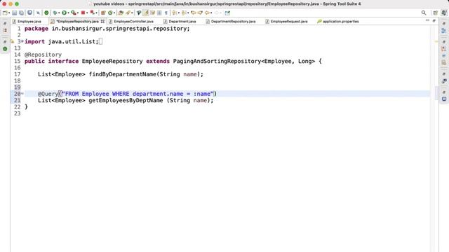 Build REST API with Spring Boot and JPA [2021] - 41 JPQL Join query in Data JPA смотреть онлайн