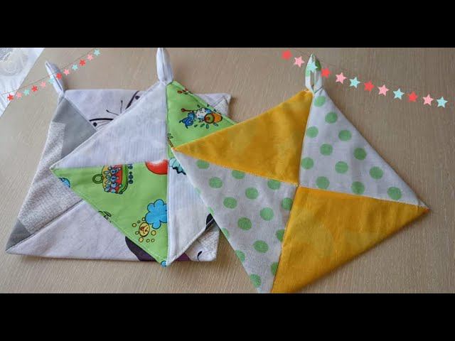 Прихватки для кухни без обработки края/шитье для новичков смотреть онлайн