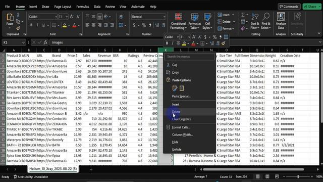 How to Download Excel Sheet from Helium 10 and Analysis Competitor смотреть онлайн
