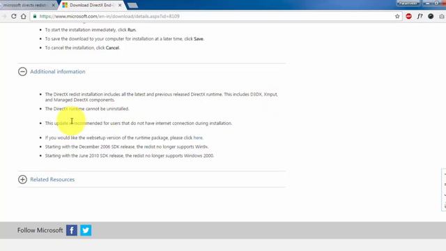 How to Download Microsoft DirectX 11 or redistributable June 2010 смотреть онлайн