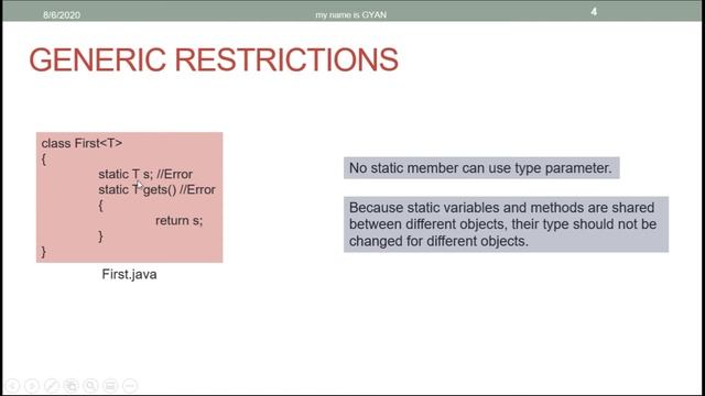 Generics in Java | #12 | Restrictions Associated With the Use of Generics смотреть онлайн