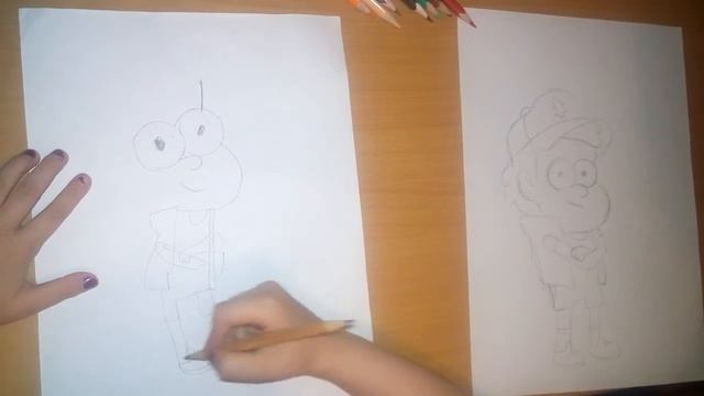 Рисуем Диппера из Гравити Фолз смотреть онлайн