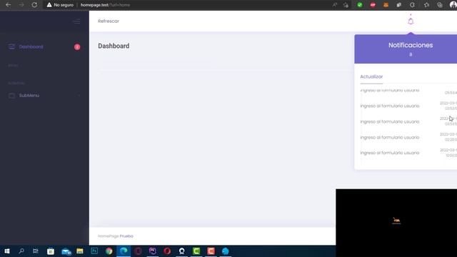 HomePage-Ajax y PHP смотреть онлайн