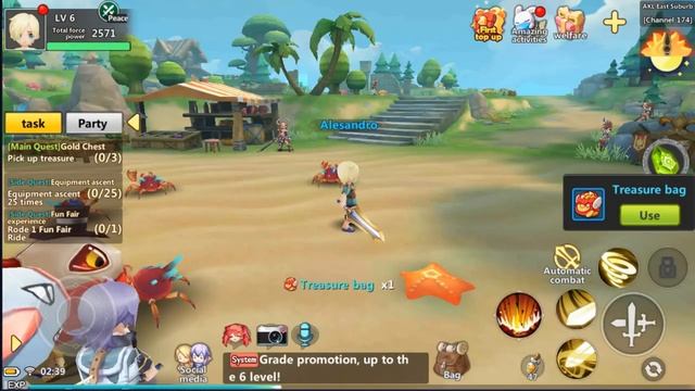 Luna Fantasy Gameplay Первый взгляд Обзор Летсплей (Android,iOS,APK) смотреть онлайн